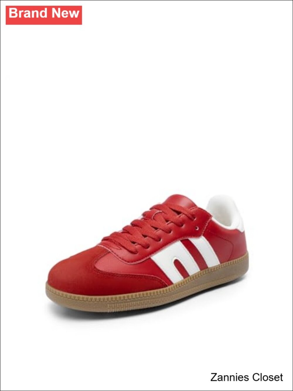 ✨ DREAM PAIRS Women's Retro Faux Suede & Vegan Leather Walking Sneakers